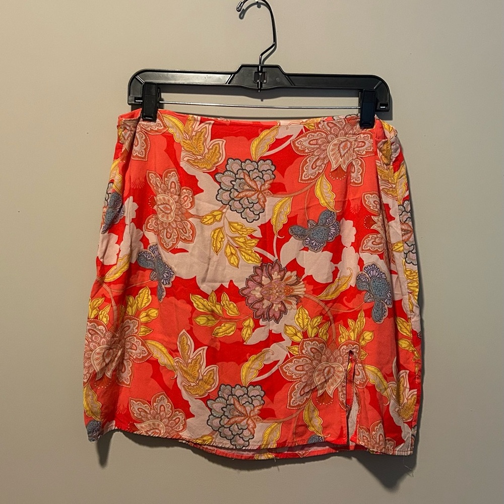 O'Neill Vibrant Floral Bandana Mini Skirt